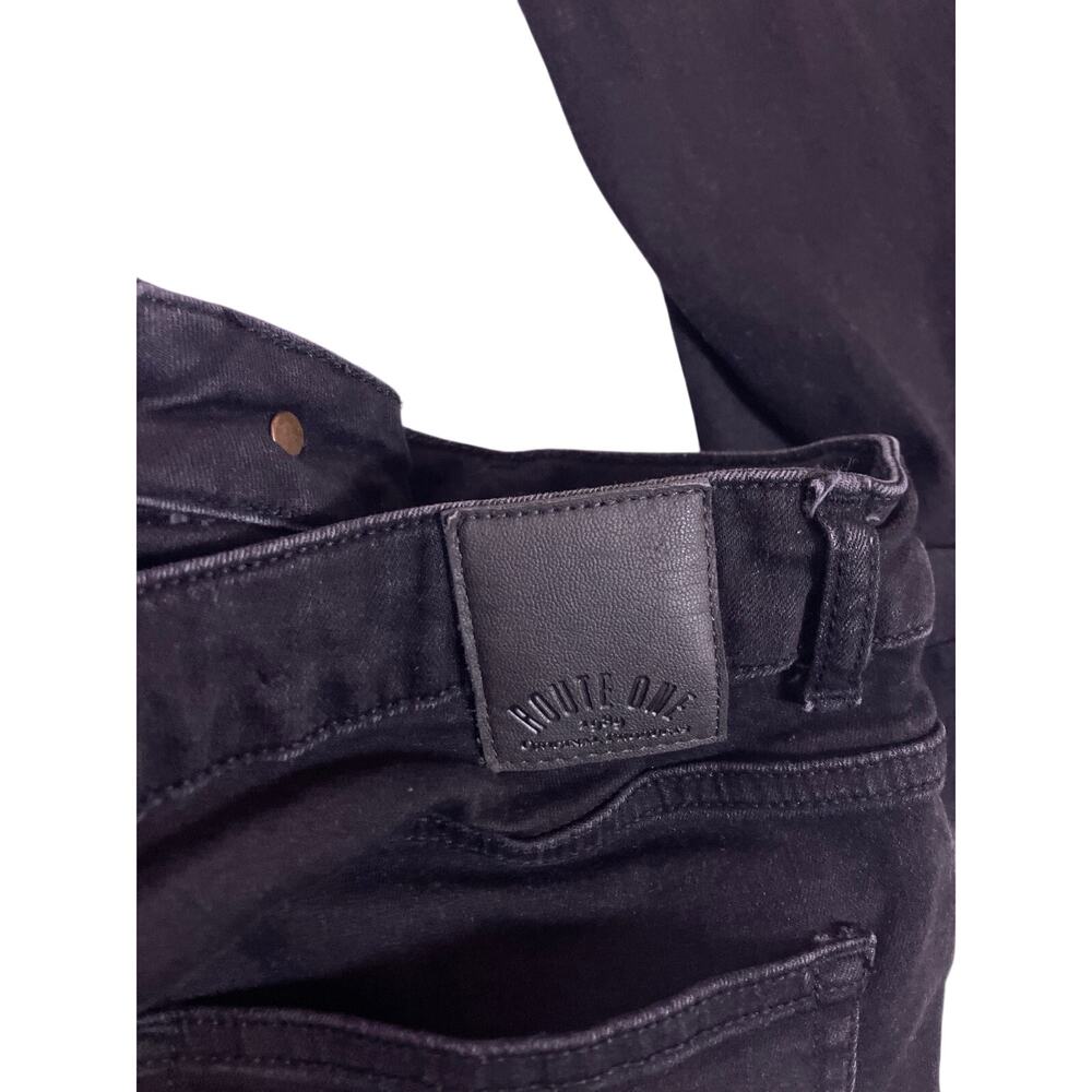 Route One Black Skinny Jeans Womens 32x31 Stretch Denim Pants - Picture 6 of 8